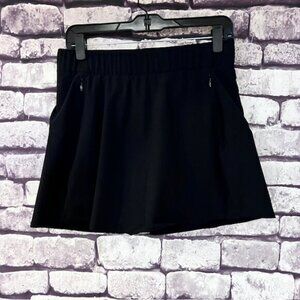 T By Talbots Black Pull On Skort Size MP